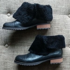 Bottes De Randonnée Matt Bernson En Cuir Camel - Pointure US 7 (37) - Occasion Très Bon État